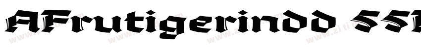 AFrutigerindd 55Regu字体转换